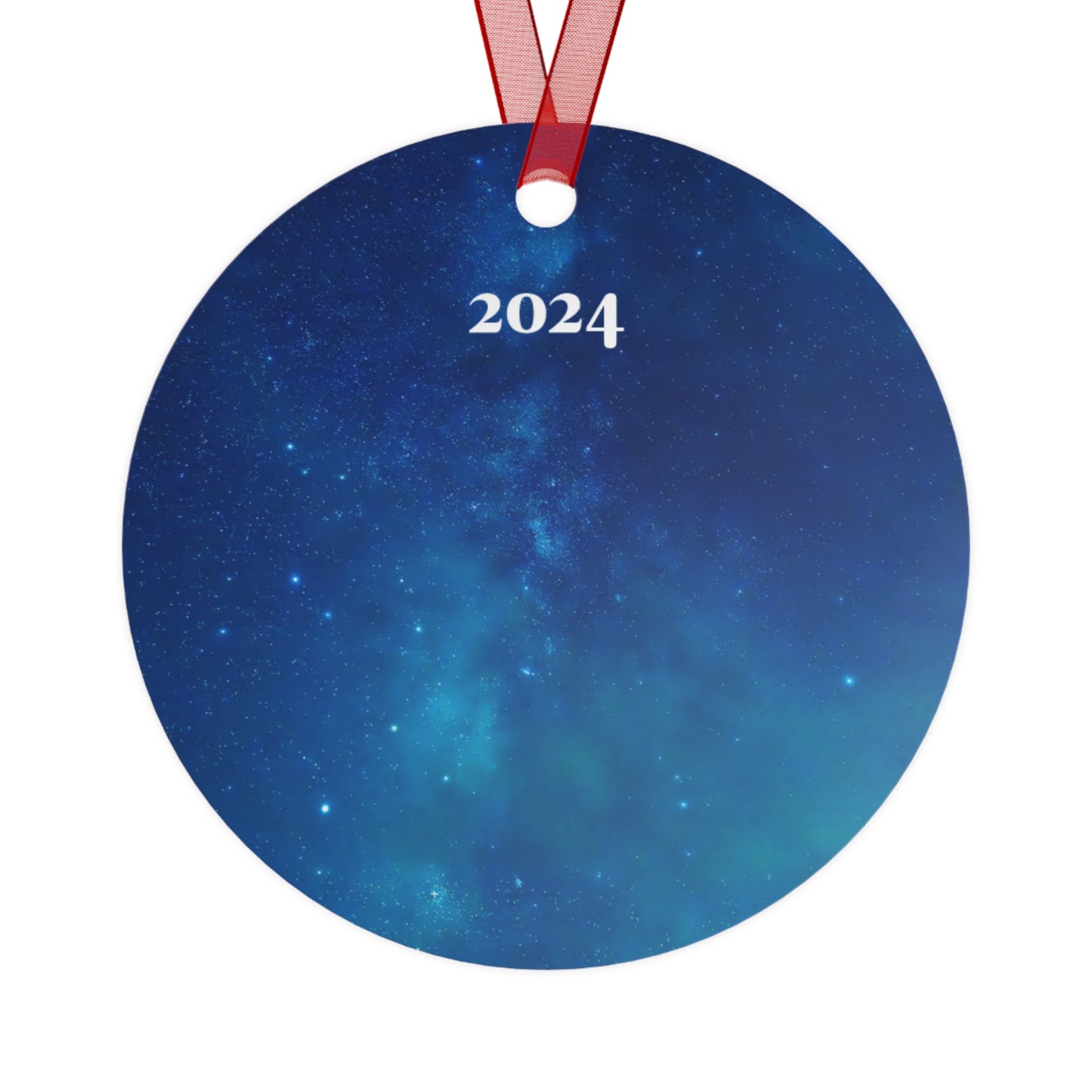 Starry Night Metal Christmas Ornaments