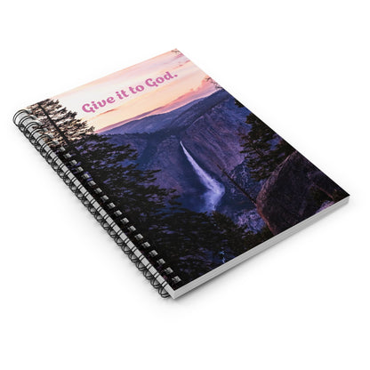 Give it to God - Yosemite National Park Spiral Notebook