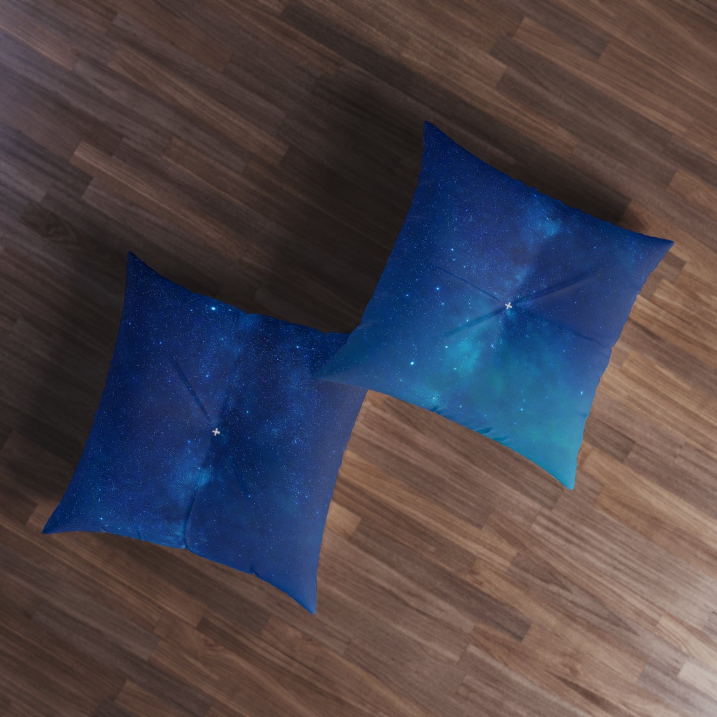 Galaxy Tufted Meditation Floor Pillow, Square