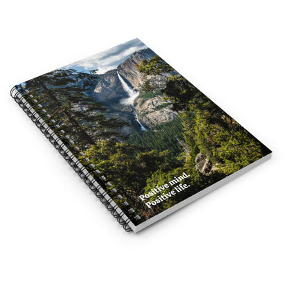 Yosemite Falls, Yosemite National Park - Spiral Notebook or Journal - Ruled Line