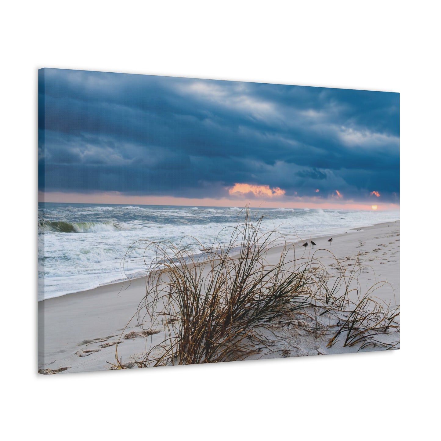 Sunset melting on horizon - Canvas Gallery Wraps