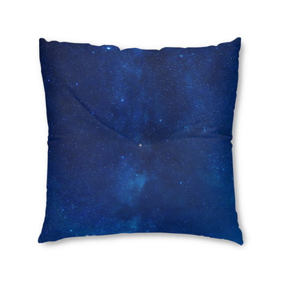 Galaxy Tufted Meditation Floor Pillow, Square