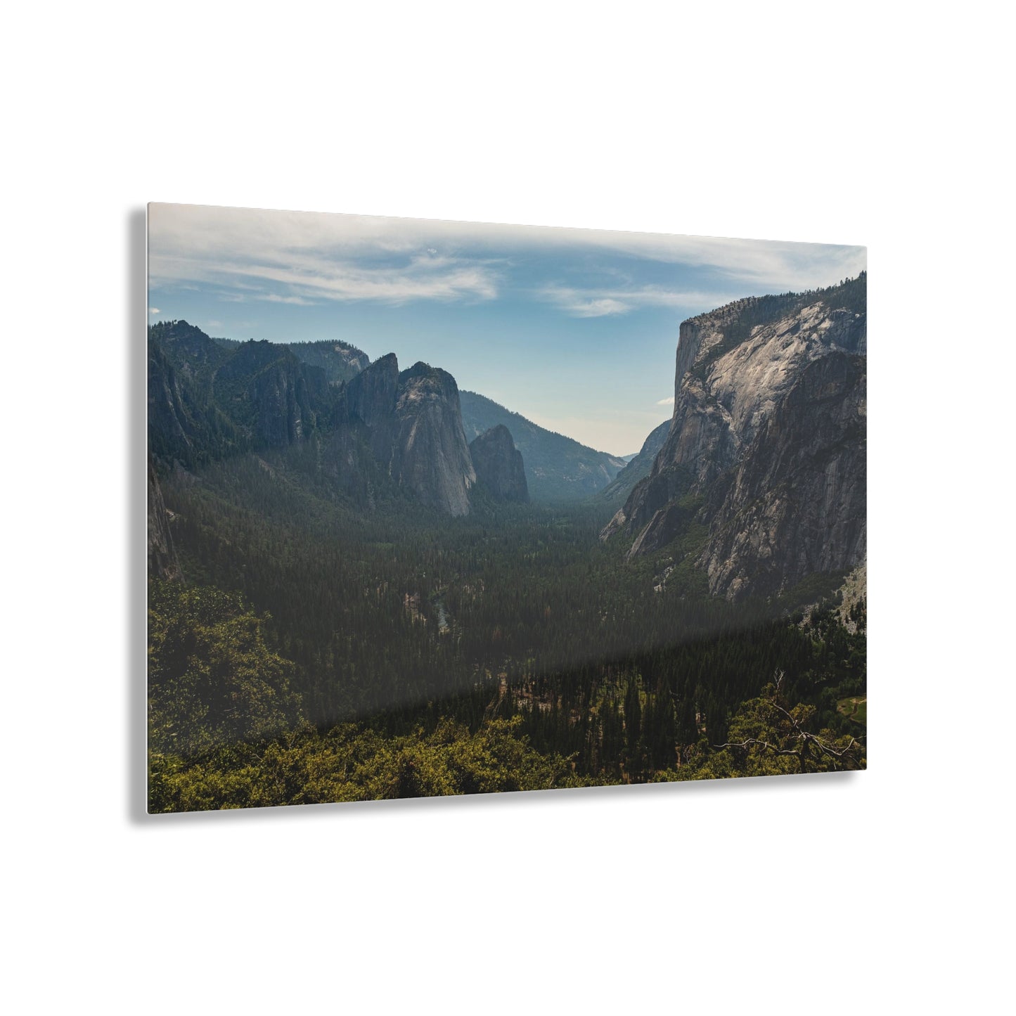 Yosemite National Park - Yosemite Valley from Four Mile Hike - 36" x 24" Acrylic Prints