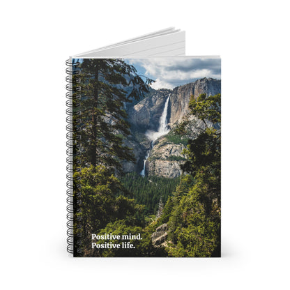 Yosemite Falls, Yosemite National Park - Spiral Notebook or Journal - Ruled Line