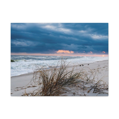 Sunset melting on horizon - Canvas Gallery Wraps