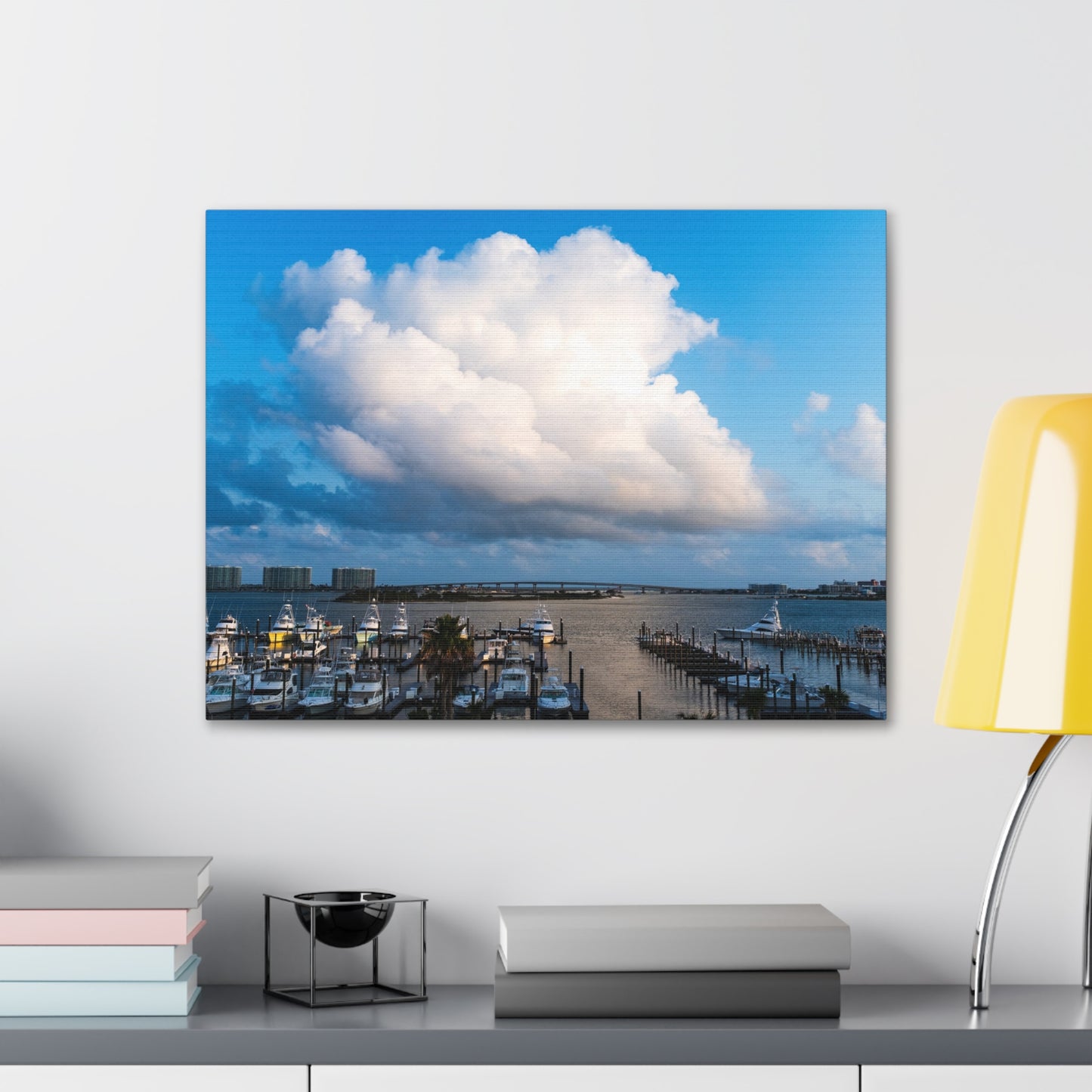 Poofy Cloud over the Alabama Pass - Canvas Gallery Wraps