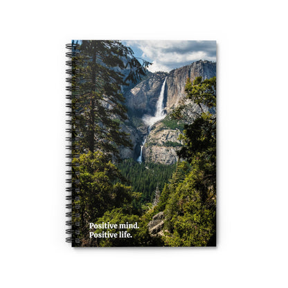 Yosemite Falls, Yosemite National Park - Spiral Notebook or Journal - Ruled Line