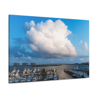 Poofy Cloud over the Alabama Pass - Canvas Gallery Wraps