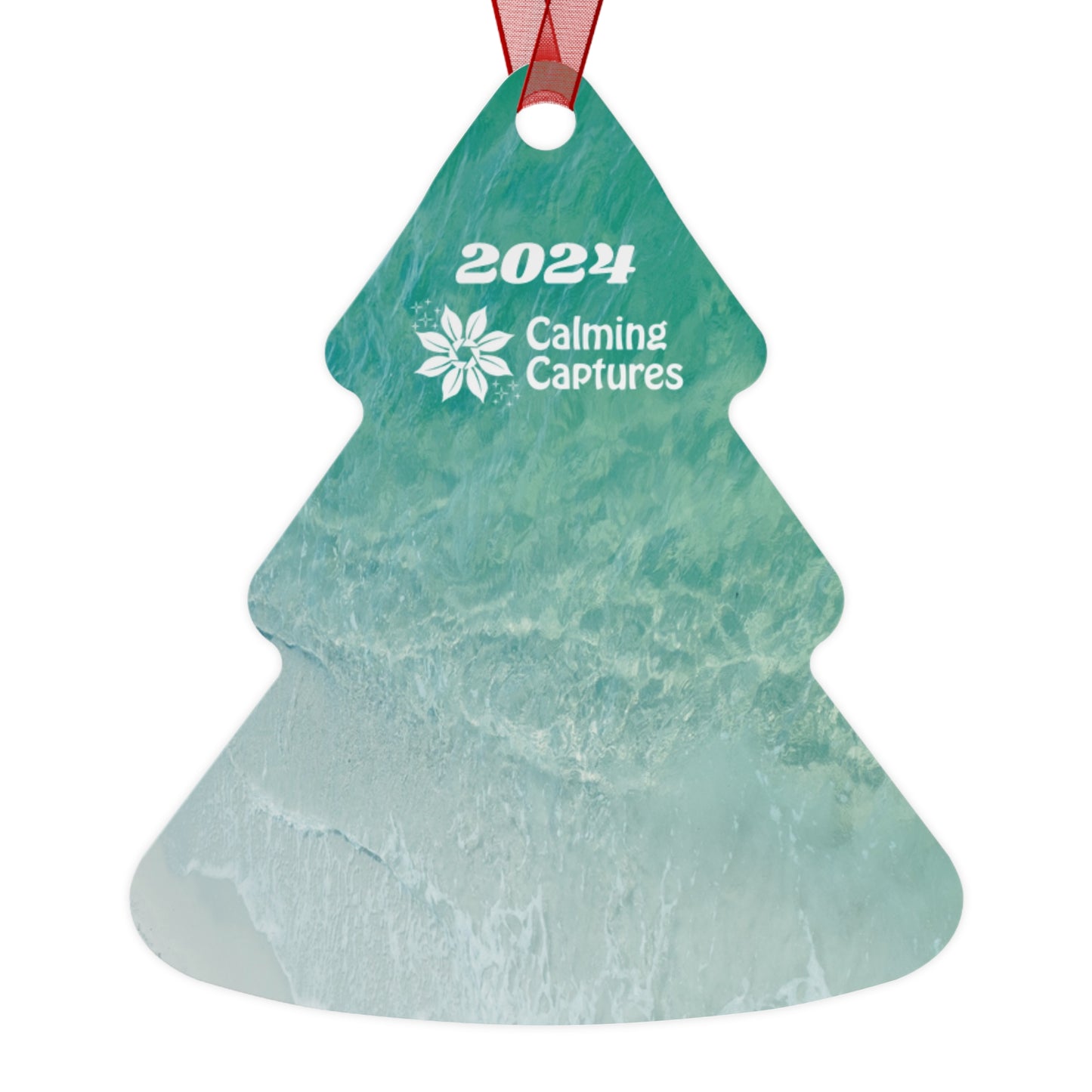 Gulf Shores Christmas Metal Ornaments