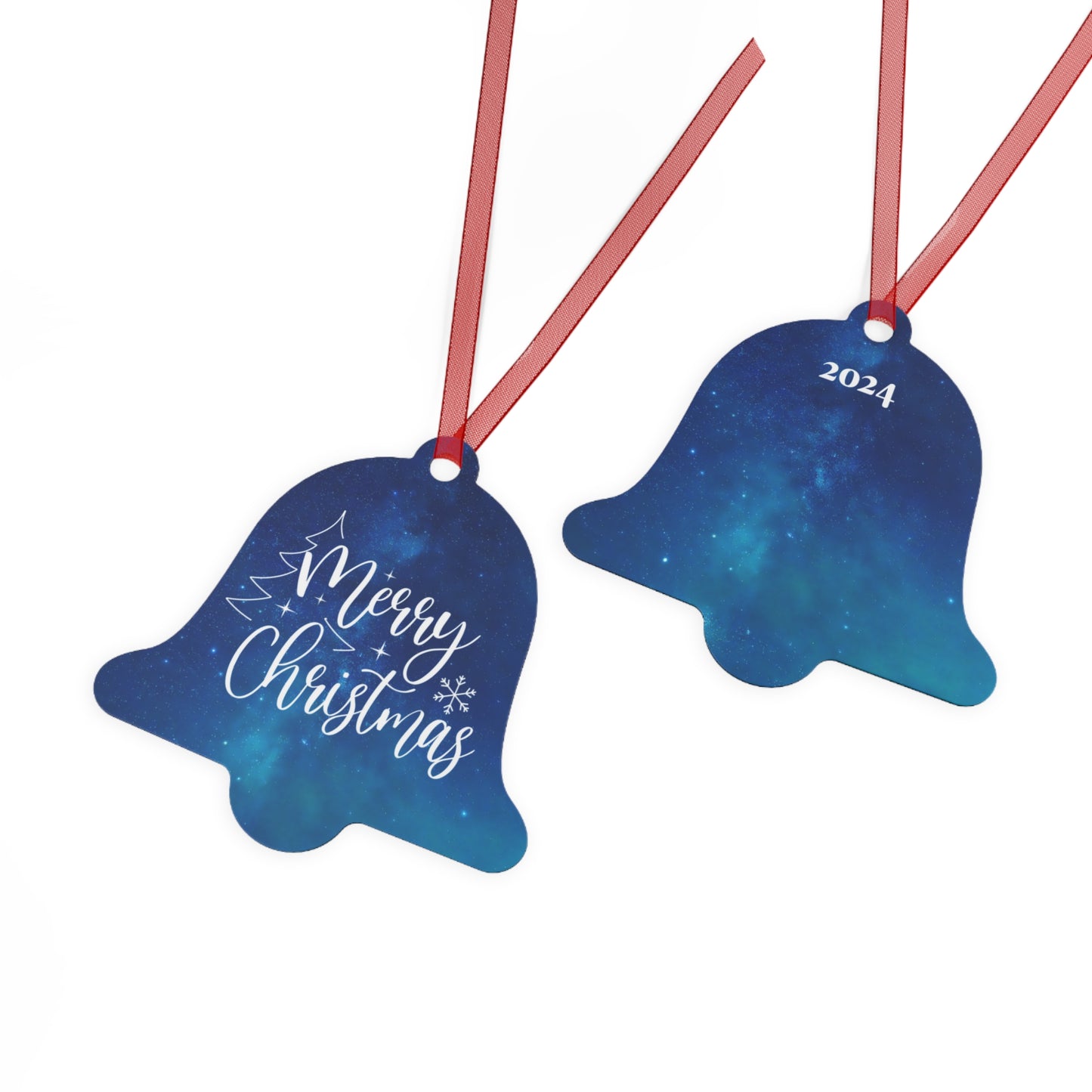 Starry Night Metal Christmas Ornaments