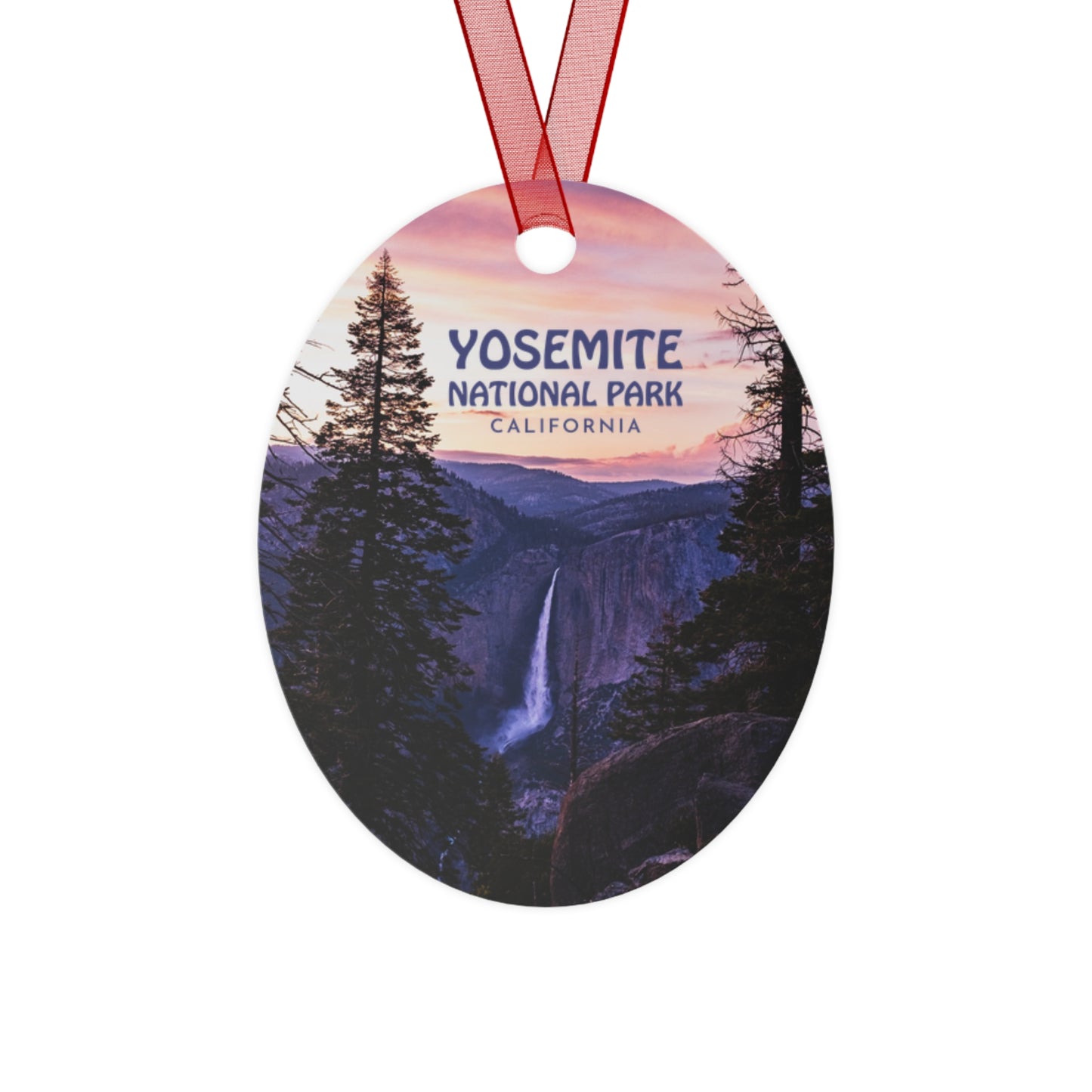 Yosemite National Park Metal Ornament