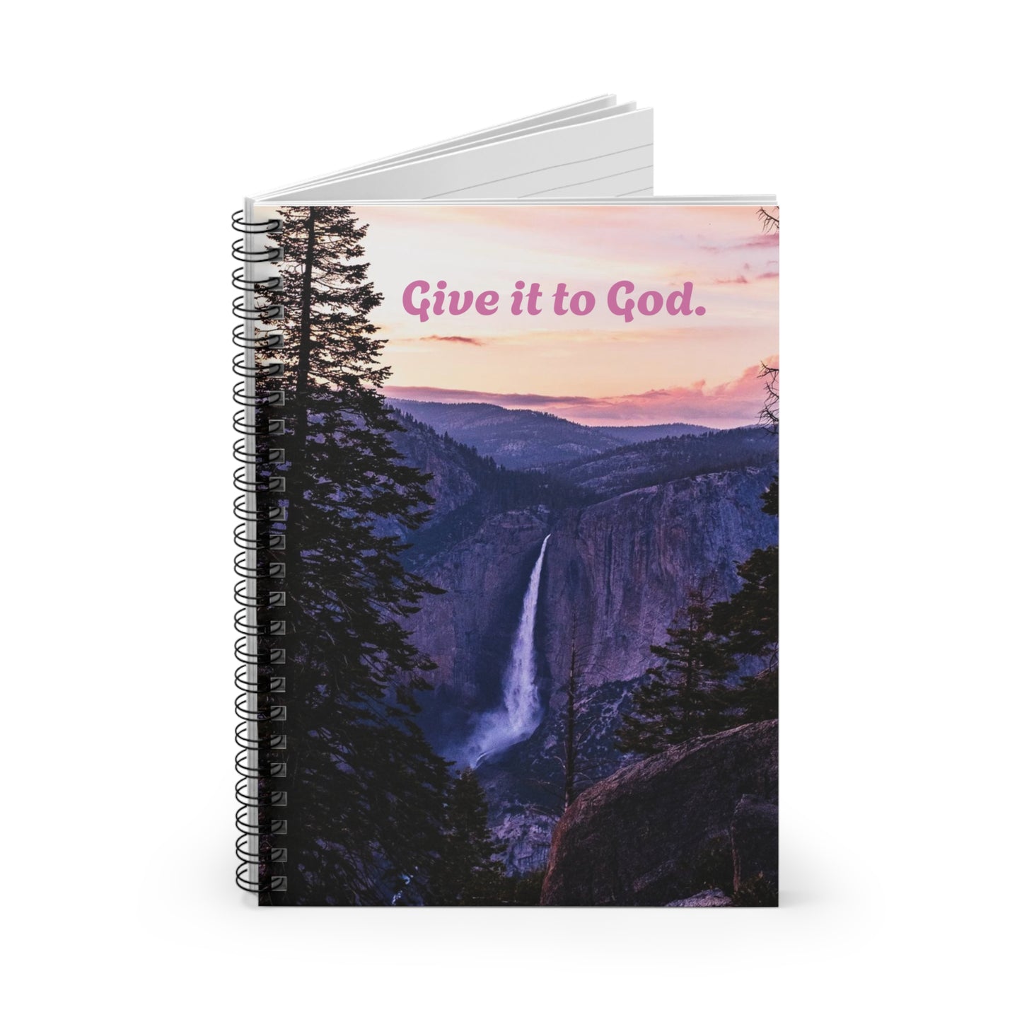 Give it to God - Yosemite National Park Spiral Notebook