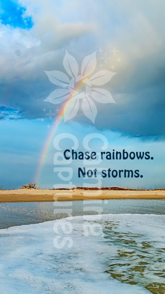 Cell Phone Wall Paper Download - Chase Rainbows. Not storms