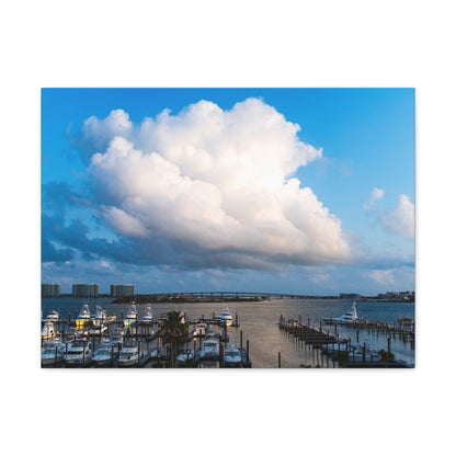 Poofy Cloud over the Alabama Pass - Canvas Gallery Wraps