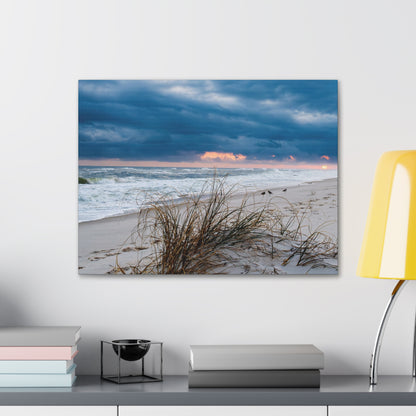 Sunset melting on horizon - Canvas Gallery Wraps