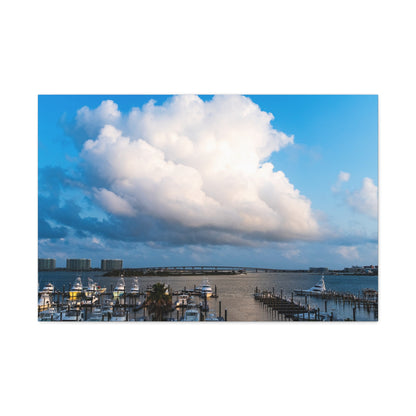 Poofy Cloud over the Alabama Pass - Canvas Gallery Wraps