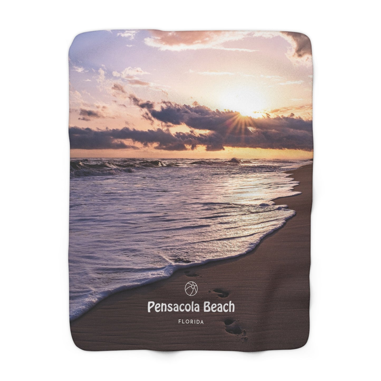 Gulf Islands National Seashore, Pensacola Beach Sherpa Fleece Blanket