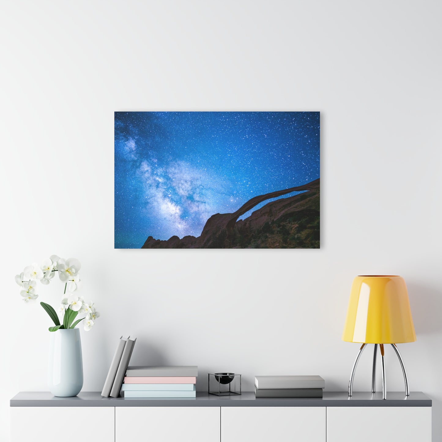 Milky Way over Landscape Arch, Arches National Park - 36" x 24" Acrylic Print (French Cleat Hanging)