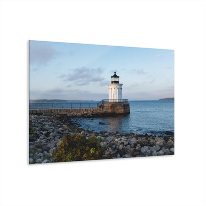 Bug Light, Portland Maine - 36" x 24" Acrylic Print (French Cleat Hanging)