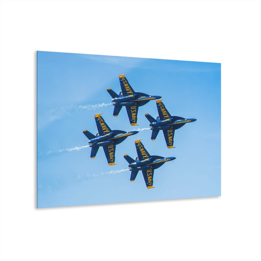 Blue Angels Diamond - Pensacola NAS, Florida - 36" x 24" Acrylic Print (French Cleat Hanging)