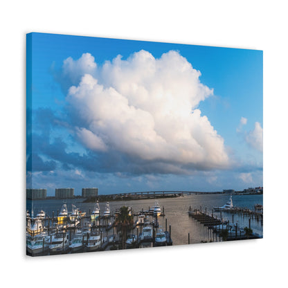 Poofy Cloud over the Alabama Pass - Canvas Gallery Wraps